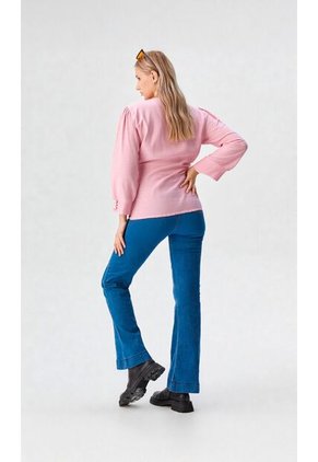 Blusa Para Mujer Manga 3/4 Rosado Marca L&H Ref. 5P412250