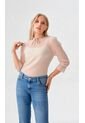 Blusa Para Mujer Manga 3/4 Beige Marca L&H Ref. 5P412251 de L&H