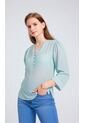 Blusa Para Mujer Manga 3/4 Aguamarina Marca L&H Ref. 5P412250 de L&H