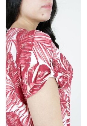 Camiseta Para Mujer Manga Corta Rojo Marca L&H