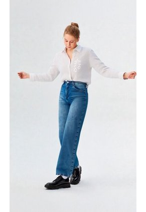 Jean Para Mujer Azul Marca L&H Ref. 1Ab407794