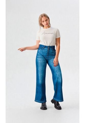 Pantalon Para Mujer Azul Marca L&H Ref. 3K407043 L&H