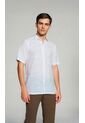 Guayabera Para Hombre Manga Corta Blanco Marca L&H de L&H