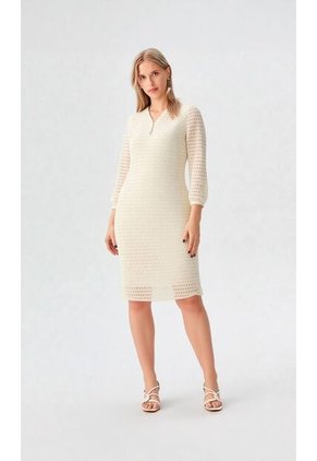 Vestido Para Mujer Crudo Marca L&H Ref. 5P417012
