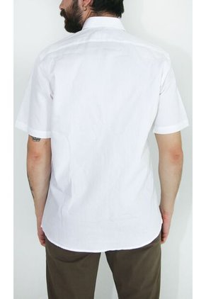 Guayabera Para Hombre Manga Corta Blanco Marca L&H