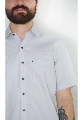 Camisa Para Hombre Manga Corta Blanco Marca L&H