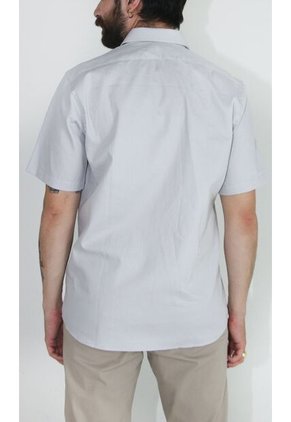 Camisa Para Hombre Manga Corta Blanco Marca L&H