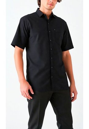 Camisa Para Hombre Manga Corta Negro Marca L&H