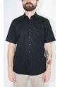 Camisa Para Hombre Manga Corta Negro Marca L&H de L&H