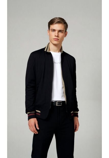 Chaqueta Para Hombre Negro Marca L&H Ref. 6N108098