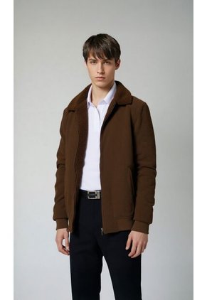 Chaqueta Para Hombre Cafe Marca L&H Ref. 6N125007