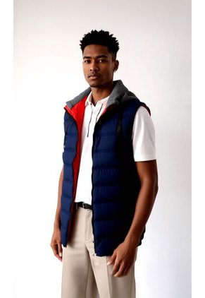 Chaleco Para Hombre Azul Marca L&H Ref. 6N125008