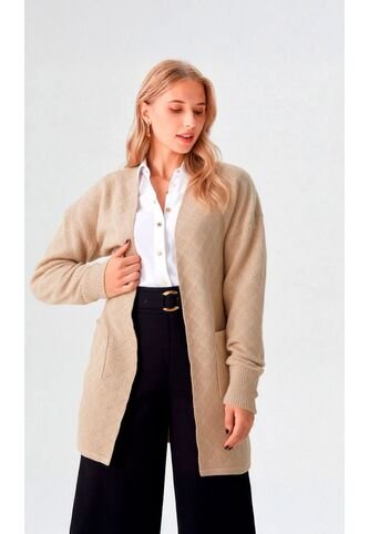 Chilango Para Mujer. Manga Larga Beige Marca L&H Ref. 7D636023 L&H