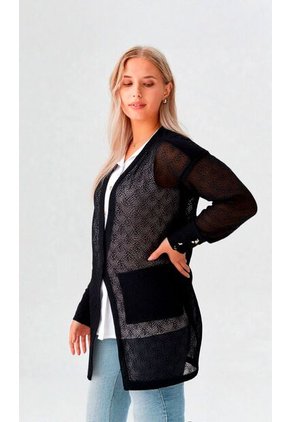 Chilango Para Mujer. Manga Larga Negro Marca L&H Ref. 7D636023