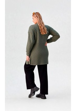 Chilango Para Mujer. Manga Larga Verde Marca L&H Ref. 7D636023