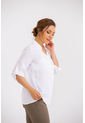 Blusa Para Mujer Manga 3/4 Blanco Marca L&H de L&H