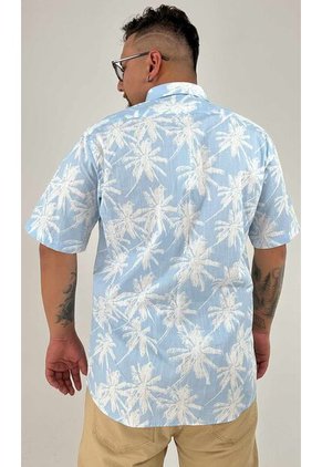 Camisa Para Hombre Manga Corta Azul Oscuro Marca L&H