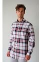 Camisa Para Hombre Manga Larga Rojo Marca L&H Ref. 7Y101229 de L&H