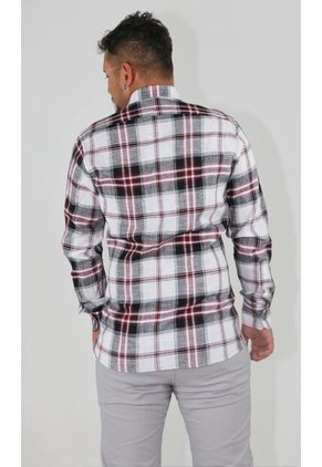 Camisa Para Hombre Manga Larga Rojo Marca L&H Ref. 7Y101229