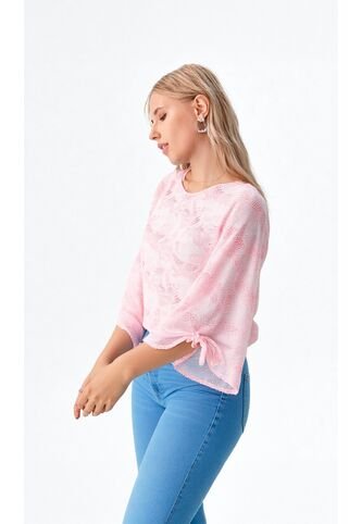Blusa Para Mujer Manga 3/4 Coral Marca L&H Ref. 8E412044 L&H
