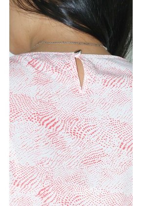 Blusa Para Mujer Manga 3/4 Coral Marca L&H Ref. 8E412044