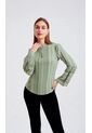 Blusa Para Mujer Manga Larga Verde Marca L&H Ref. 9V412009 de L&H