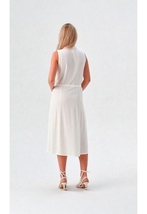 Vestido Para Mujer Manga Sisa Crudo Marca L&H Ref. 1Y417033