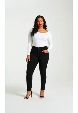 Jean Para Mujer. Negro Marca L&H Ref. 8S607058 L&H