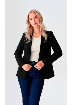 Chaqueta Para Mujer Manga Larga Negro Marca L&H Ref. 4V408176