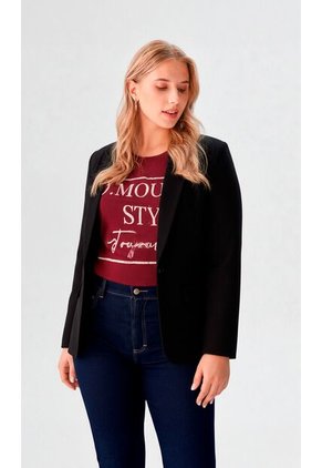 Chaqueta Para Mujer Manga Larga Negro Marca L&H Ref. 4V408176