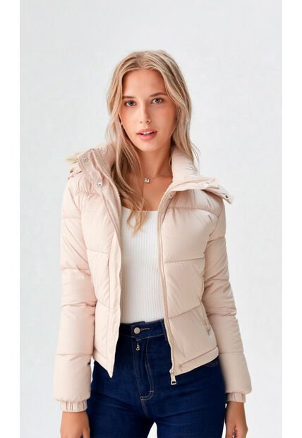 Chaqueta Para Mujer Beige Marca L&H Ref. 6N408014