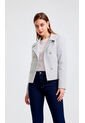 Chaqueta Para Mujer Manga Larga Gris Claro Marca L&H Ref. 4V408175 de L&H