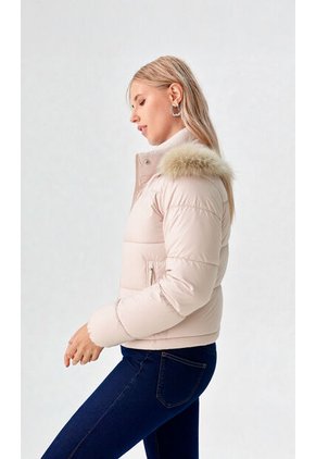 Chaqueta Para Mujer Beige Marca L&H Ref. 6N408014