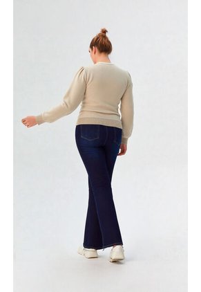 Saco Para Mujer Manga Larga Beige Marca L&H Ref. 4E433046