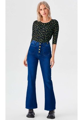 Jean Para Mujer Azul Marca L&H Ref. 1Ab407801