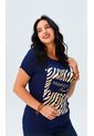 Camiseta Para Mujer Manga Corta Azul Marca L&H Ref. 5G409258 de L&H