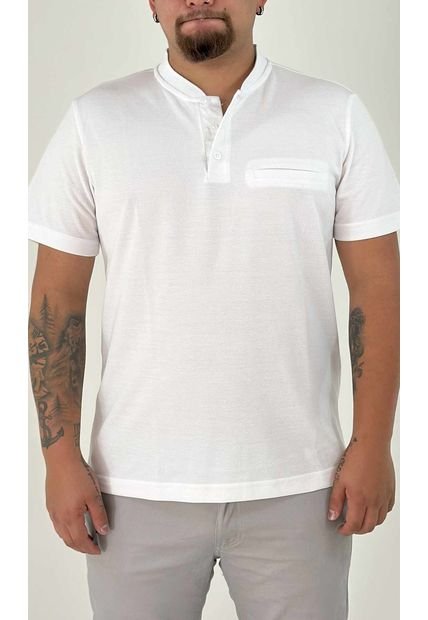Polo Para Hombre Blanco Marca L&H