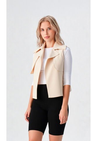 Chaleco Para Mujer Taupe Marca L&H Ref. 4V425034 L&H