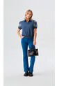 Blusa Para Mujer Manga Corta Azul Marca L&H Ref. 5P412270 de L&H