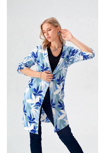 Kimono Para Mujer Azul Marca L&H Ref. 1F401019