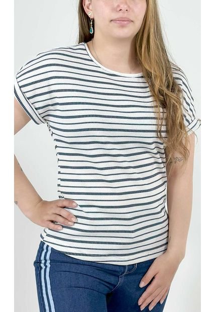 Camiseta Para Mujer Blanco Marca L&H