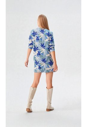 Kimono Para Mujer Azul Marca L&H Ref. 1F401019