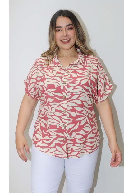 Blusa Para Mujer. Manga Corta Rosado Marca L&H