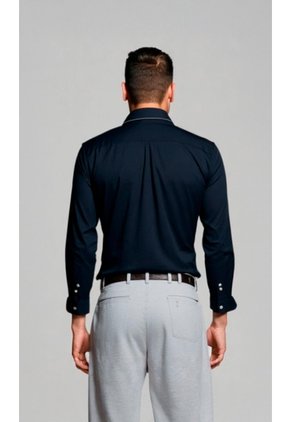 Camisa Para Hombre Manga Larga Negro Marca L&H Ref. 7Y101232
