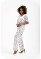 Enterizo Para Mujer Manga Corta Blanco Marca LYH de L&H