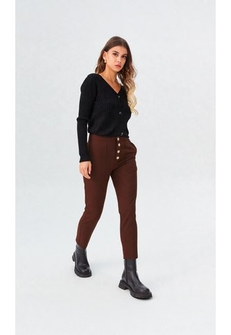 Pantalon Para Mujer Cafe Marca L&H Ref. 2Bv407001 L&H