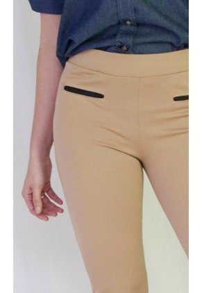 Leggins Para Mujer Beige Marca L&H