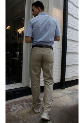 Pantalon Para Hombre Caqui Marca L&H Ref. 5O107023