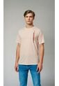 T-Shirt Para Hombre Manga Corta Beige Marca L&H de L&H