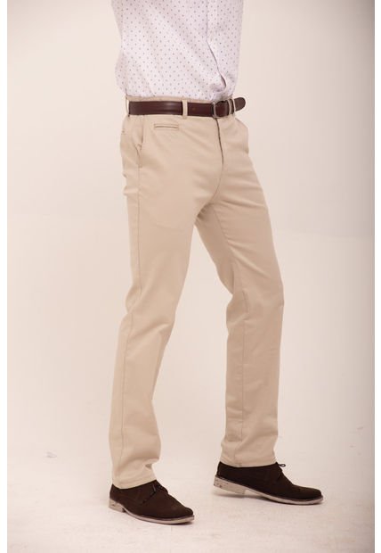 Pantalon Para Hombre Beige Marca L&H